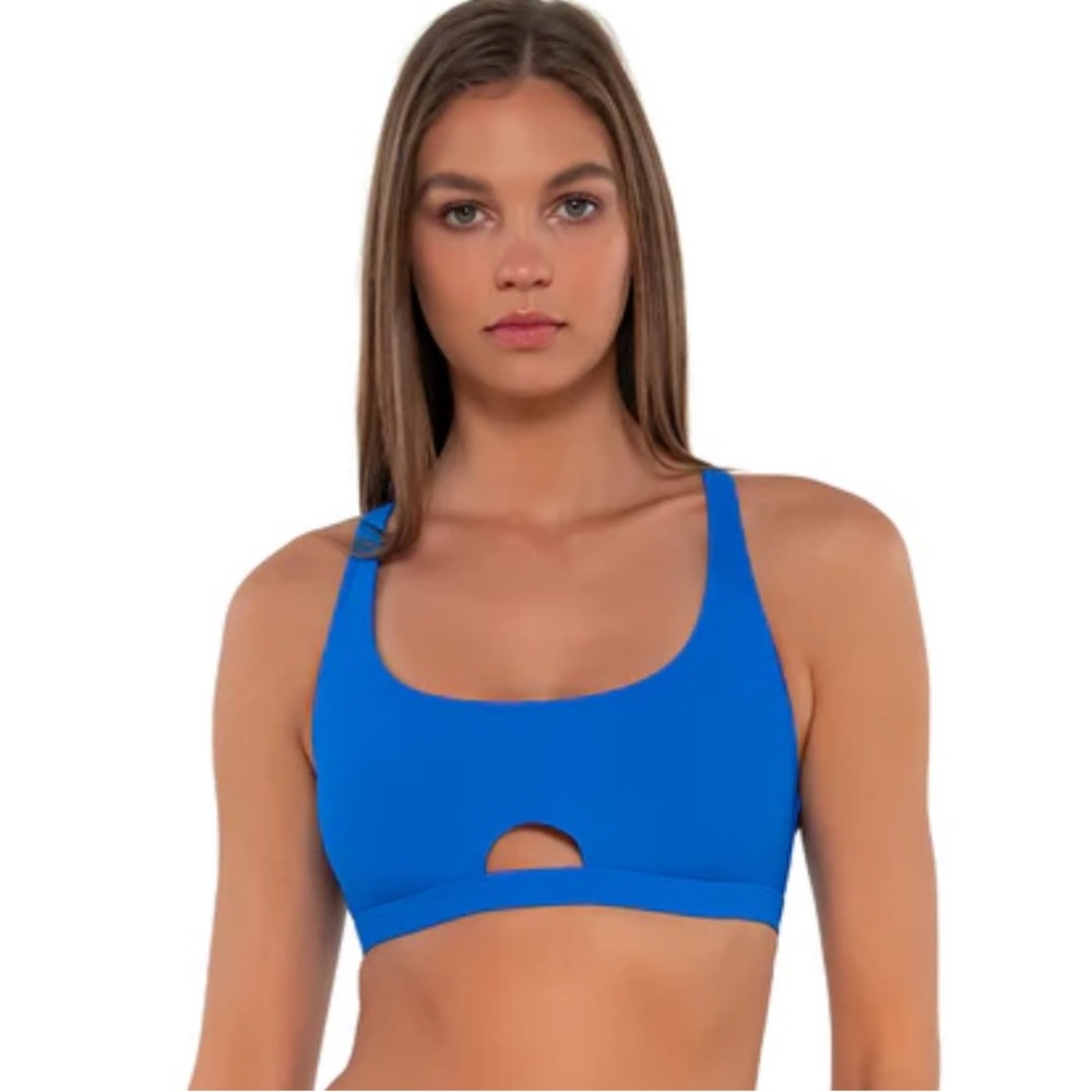 Sunsets electric Blue bikini Swimwear Set D Cup